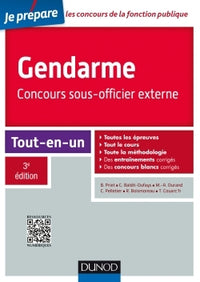 Gendarme - Concours sous-officier externe