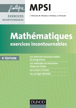 Mathématiques Exercices incontournables MPSI