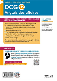 DCG 12 Anglais des affaires - Manuel