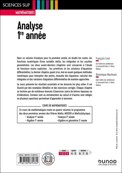 Analyse - Licence 1re année - 3e éd.