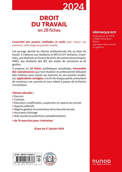 Droit du travail 2024 en 28 fiches