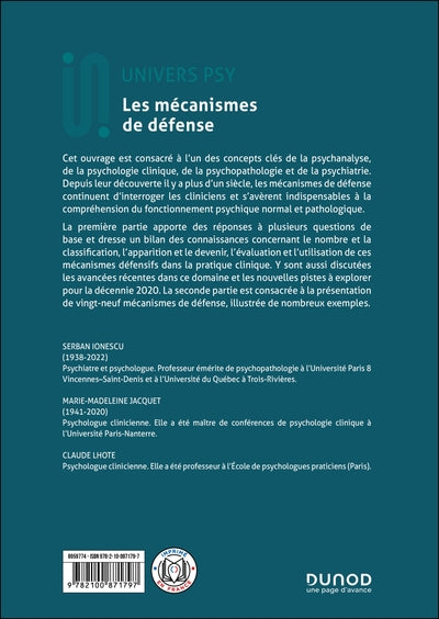 Les mécanismes de défense