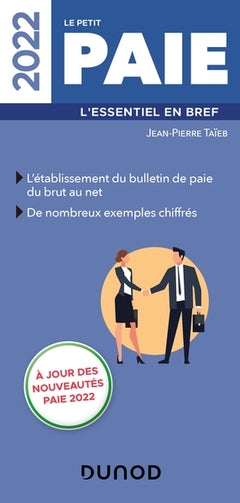 Le petit Paie 2022: L'essentiel en bref