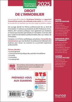Droit de l'immobilier 2025
