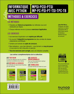 Informatique avec Python - Méthodes et exercices