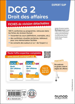 DCG 2 - Droit des affaires - Fiches Réforme 2026-2027