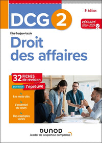 DCG 2 - Droit des affaires - Fiches Réforme 2026-2027