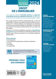 Droit de l'immobilier 2024