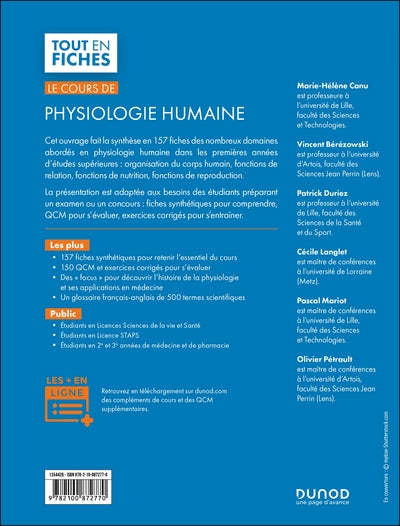 Le cours de physiologie humaine