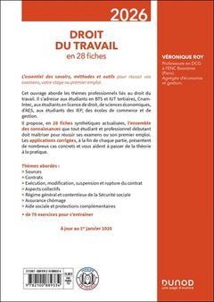 Droit du travail 2026 en 28 fiches