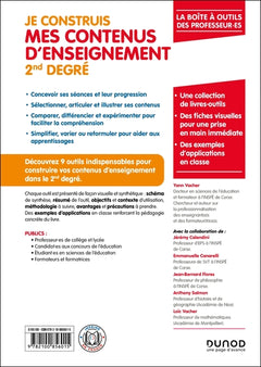 Je construis mes contenus d'enseignement 2nd degré