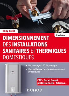 Dimensionnement des installations sanitaires et thermiques domestiques