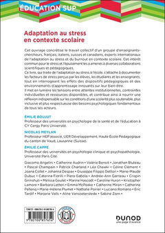 Adaptation au stress en contexte scolaire