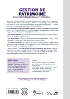 Gestion de patrimoine - 2024-2025