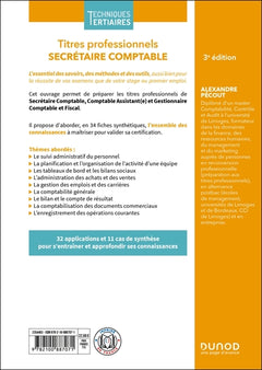 Titres professionnels - Secrétaire Comptable - 3e éd.