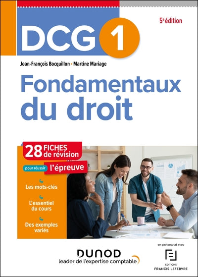 DCG 1 - Fondamentaux du droit - Fiches - 5e éd.