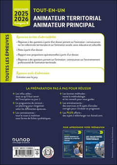 Concours Animateur territorial, animateur principal - 2025-2026