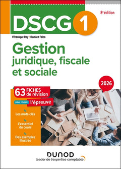 DSCG 1 Gestion juridique, fiscale et sociale - Fiches 2026