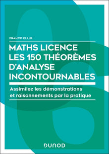 Les 150 théorèmes d'analyse incontournables