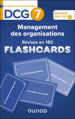DCG 7 - Management des organisations - révisez en 180 flashcards ! - 2e éd.