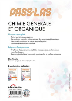 PASS Chimie générale et organique - Manuel