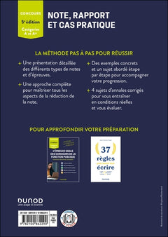 Note, rapport et cas pratique