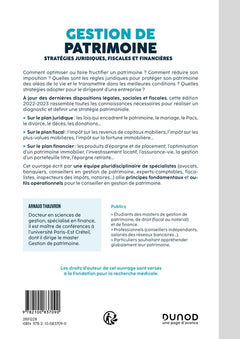 Gestion de patrimoine - 2022-2023