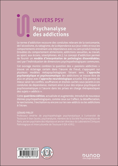 Psychanalyse des addictions