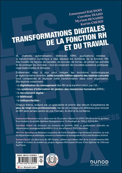 Transformations digitales de la fonction RH et du travail - 2e éd.