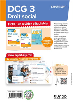 DCG 3 - Droit social - Fiches 2024-2025