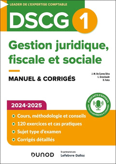 DSCG1 - Gestion juridique, fiscale et sociale