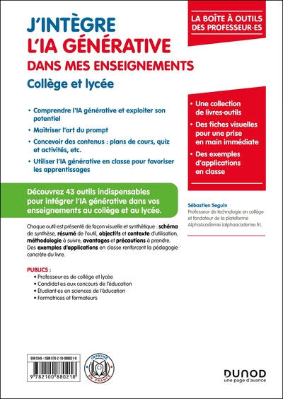 J'intègre l'IA générative dans mes enseignements