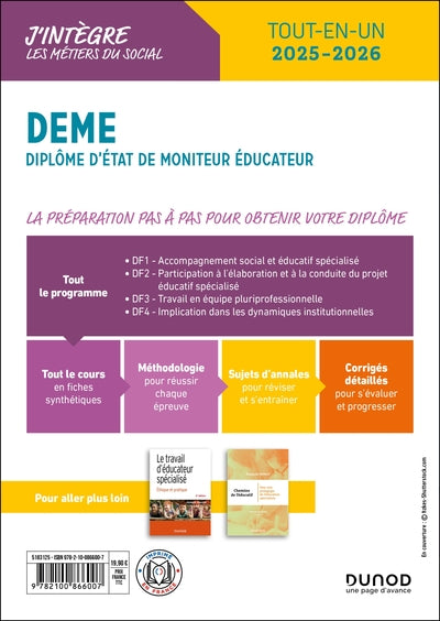 DEME - Diplôme d'État de Moniteur Éducateur - 2025-2026: Tout-en-un