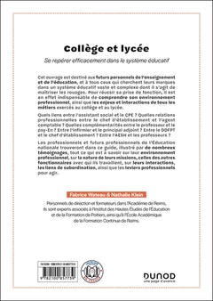 Collège et lycée - Se repérer efficacement dans le système éducatif