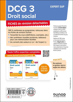 DCG 3 - Droit social - Fiches - Réforme 2026-2027