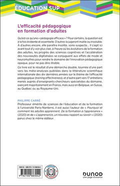 L'efficacité pédagogique en formation d'adultes