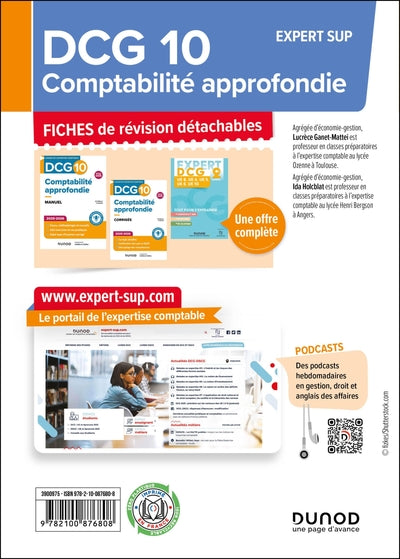 DCG 10 - Comptabilité approfondie - Fiches 2025-2026