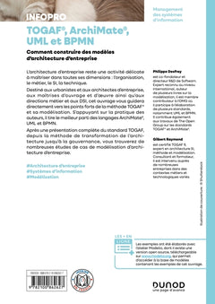 TOGAF, Archimate, UML et BPMN - 3e éd.