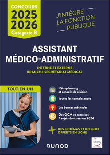 Concours Assistant médico-administratif 2025-2026 - Tout-en-un