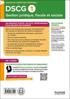 DSCG1 - Gestion juridique, fiscale et sociale - Manuel 2025-2026