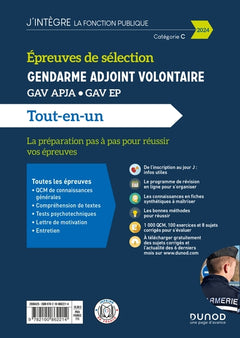 Epreuves de sélection Gendarme adjoint volontaire 2024