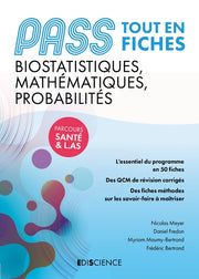 PASS Fiches de Biostatistiques, Mathématiques et Probabilités