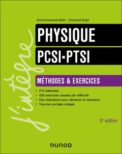Physique Méthodes et exercices PCSI - PTSI - 5e éd.