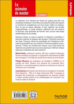 Le mémoire de master - 6e éd.