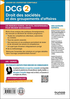 DCG 2 Droit des sociétés et des groupements d'affaires - Manuel 2025-2026