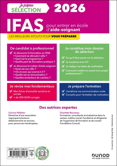Sélection IFAS 2026 pour entrer en école d'aide-soignant