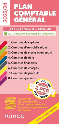 Plan comptable général 2023/24 - Edition augmentée