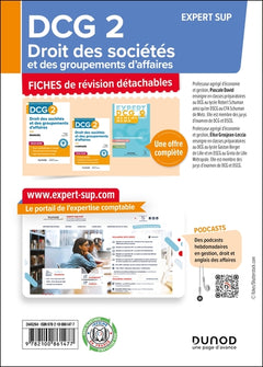 DCG 2 - Droit des sociétés et des groupements d'affaires - Fiches 2024-2025