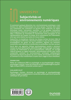 Subjectivités et environnements numériques