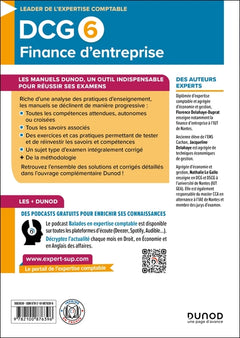 DCG 6 - Finance d'entreprise
